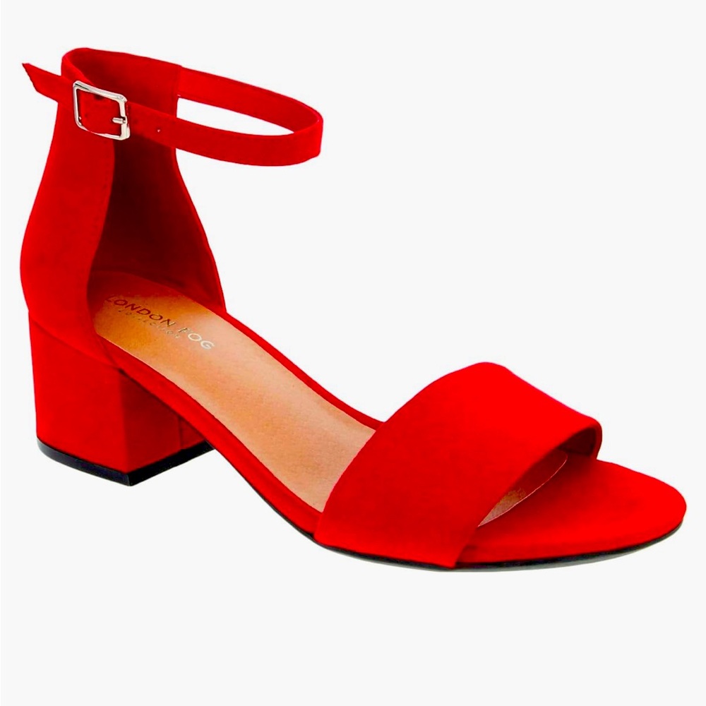 Red heels from amazon. Bought for Halloween and used once. I still have the box.